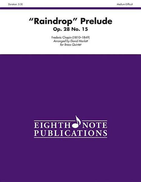 Produktbild: Chopin, F: Raindrop Prelude, Op. 28, No. 15