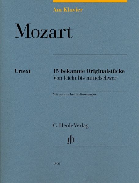 Produktbild: Wolfgang Amadeus Mozart - Am Klavier - 15 bekannte Originalst&uuml;cke