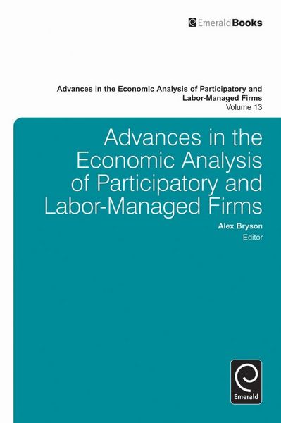 Produktbild: Advances in the Economic Analysis of Participatory and Labor-Managed Firms