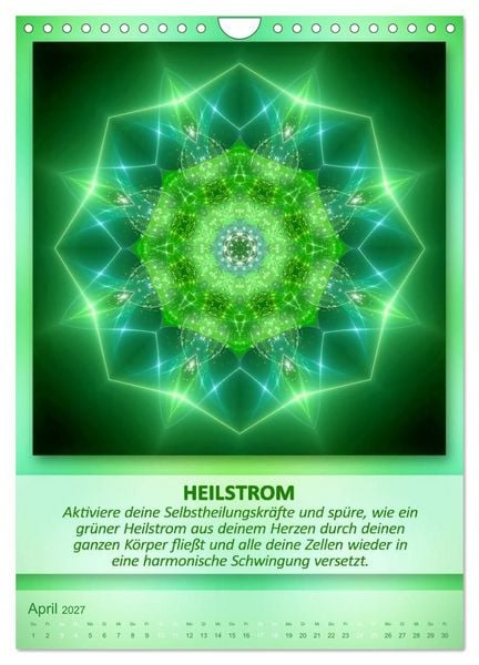 Produktbild: Light Energy Mandalas - Kalender - Vol. 1 (Wandkalender 2027 DIN A4 hoch), CALVENDO Monatskalender
