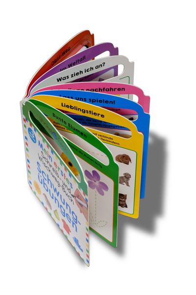 Produktbild: Gl&uuml;cksfisch: Mein erstes Schreib-und Wegwisch-Buch: Schwung&uuml;bungen