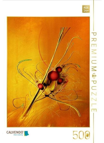 CALVENDO Puzzle Abstrakte Blumen und Blüten | 500 Teile Lege-Größe 48 × 36 cm Foto-Puzzle für Erwachsene