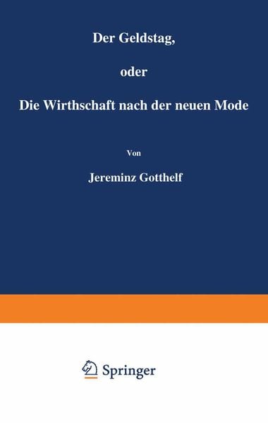 Produktbild: Der Geldstag, oder Die Wirthschaft nach der neuen Mode