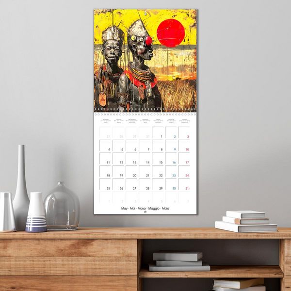 Produktbild: Colorful Raw Art (Wall Calendar 2026 12 &times; 12 Inch) CALVENDO 12 Month Wall Calendar