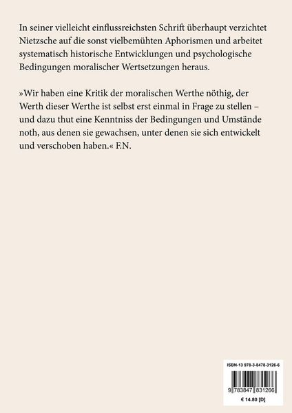 Produktbild: Zur Genealogie der Moral (Gro&szlig;druck)