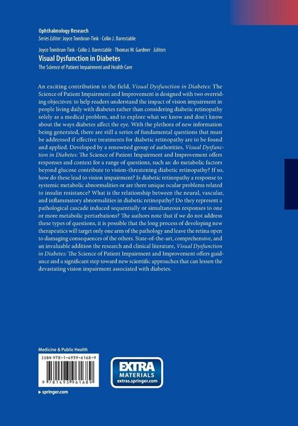 Produktbild: Visual Dysfunction in Diabetes