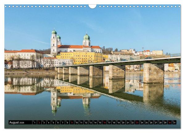 Produktbild: Passau, das Venedig Bayerns (Wandkalender 2026 DIN A3 quer), CALVENDO Monatskalender