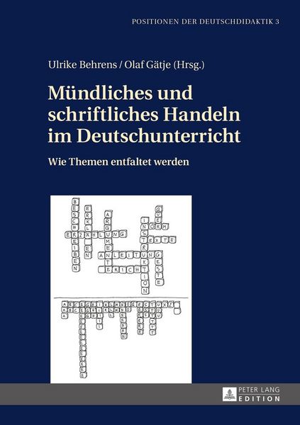 Produktbild: M&uuml;ndliches und schriftliches Handeln im Deutschunterricht