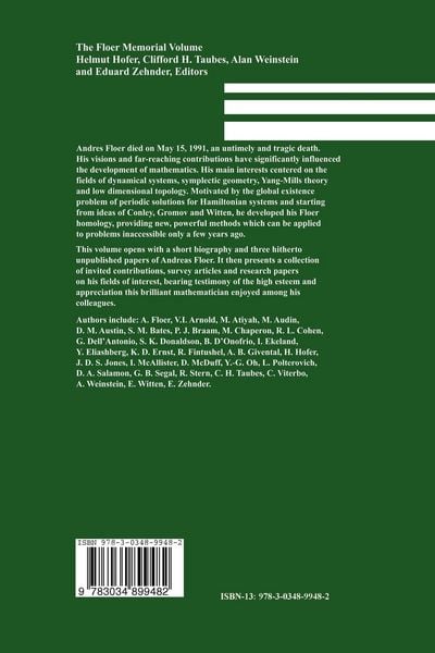 Produktbild: The Floer Memorial Volume