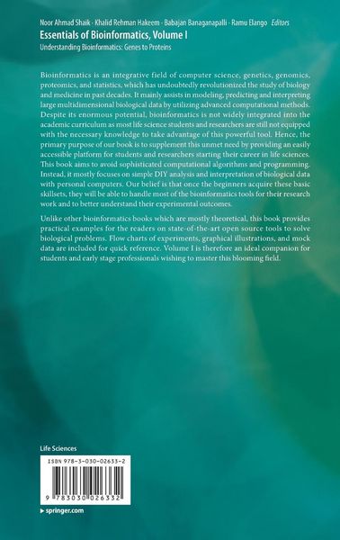 Produktbild: Essentials of Bioinformatics, Volume I