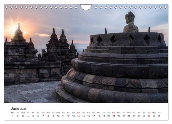 Produktbild: Java, Indonesian Island in the Ring of Fire (Wall Calendar 2026 DIN A4 landscape), CALVENDO 12 Month Wall Calendar