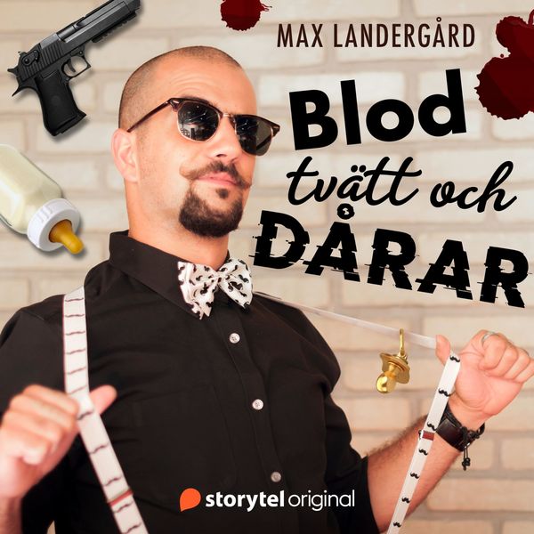Blod, tvätt och dårar - Max Landergård, Audio, 9789180249744