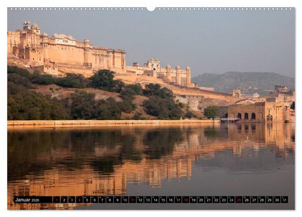 Produktbild: Indien - Rajasthan (Wandkalender 2026 DIN A2 quer), CALVENDO Monatskalender