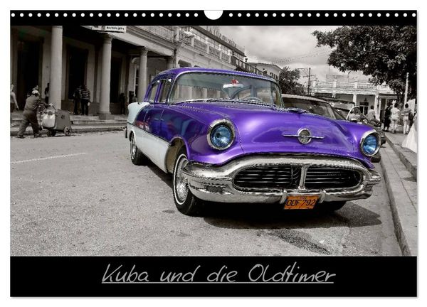 Produktbild: Kuba und die Oldtimer (Wandkalender 2026 DIN A3 quer), CALVENDO Monatskalender