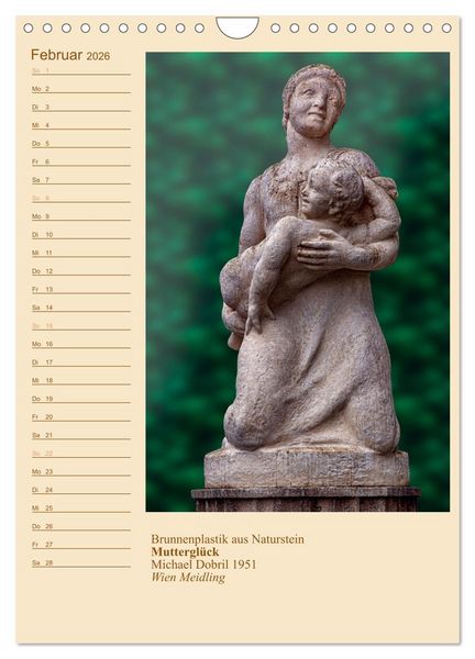 Produktbild: M&uuml;tter mit Kindern in der Kunst (Wandkalender 2026 DIN A4 hoch), CALVENDO Monatskalender