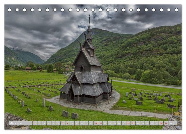 Produktbild: Die Farben Norwegens (Tischkalender 2026 DIN A5 quer), CALVENDO Monatskalender