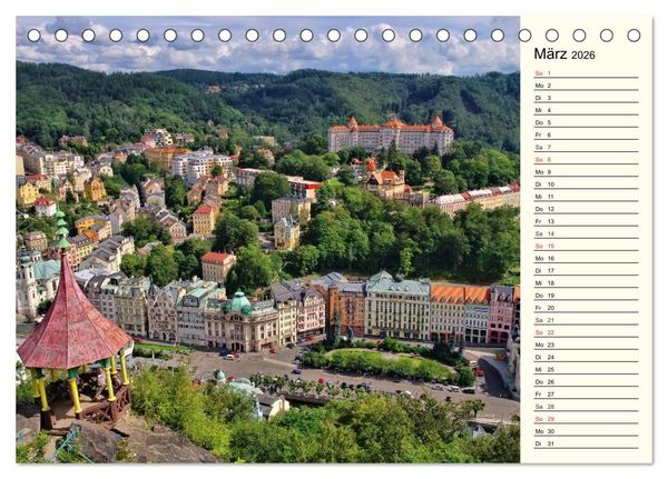 Produktbild: Tschechien (Tischkalender 2026 DIN A5 quer), CALVENDO Monatskalender