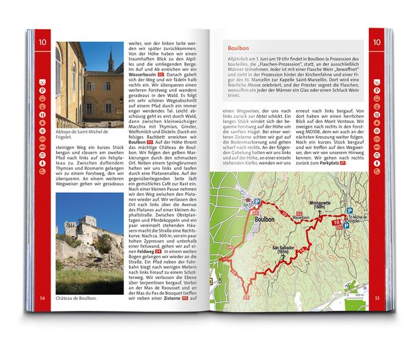 Produktbild: KOMPASS Wanderf&uuml;hrer Provence, 55 Touren mit Extra-Tourenkarte