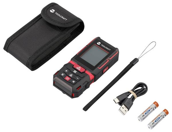 Produktbild: TOOLCRAFT LDM XG60L Laser-Entfernungsmesser 60m