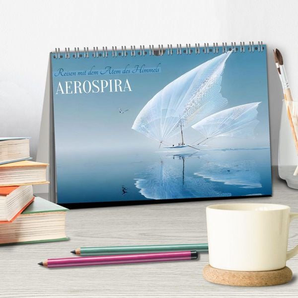 Produktbild: Aerospira (Tischkalender 2026 DIN A5 quer), CALVENDO Monatskalender