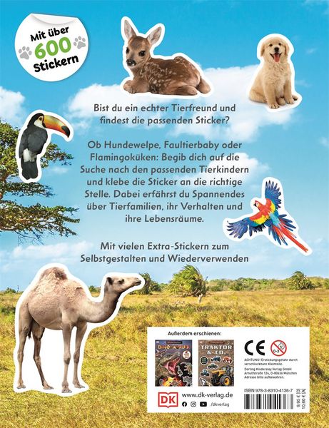 Produktbild: Sticker-Lexikon. Tierkinder