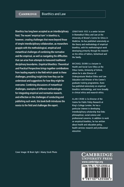 Produktbild: Empirical Bioethics