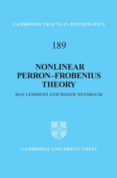 Produktbild: Nonlinear Perron-Frobenius Theory