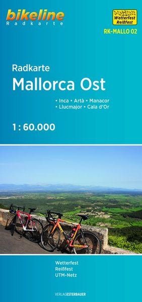 Produktbild: Radkarte Mallorca Ost