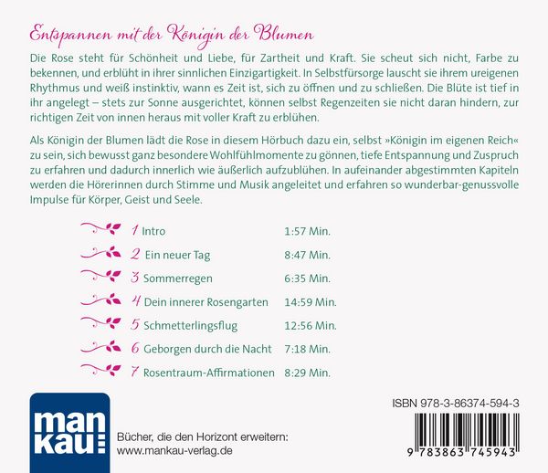 Produktbild: Rosentraum. Meditationen und Entspannungsreisen
