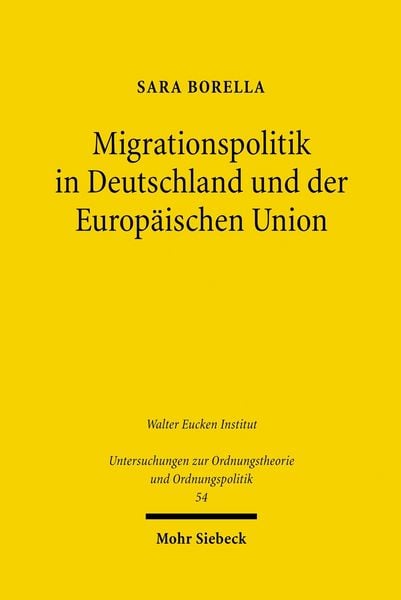 Produktbild: Migrationspolitik in Deutschland und der Europ&auml;ischen Union