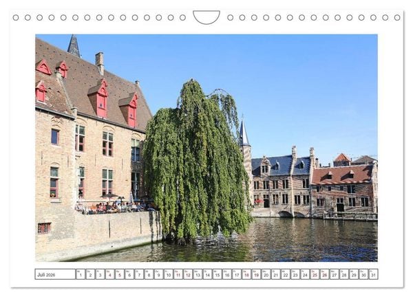 Produktbild: Unterwegs in Flandern (Wandkalender 2026 DIN A4 quer), CALVENDO Monatskalender