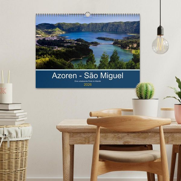 Produktbild: Azoren - S&atilde;o Miguel (Wandkalender 2026 DIN A3 quer), CALVENDO Monatskalender