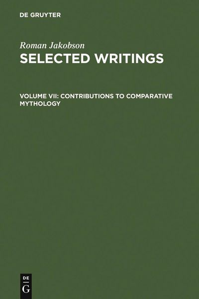 Produktbild: Contributions to Comparative Mythology