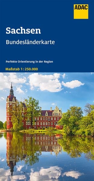 Produktbild: ADAC Bundesl&auml;nderKarte Deutschland Blatt 9 Sachsen 1:250 000