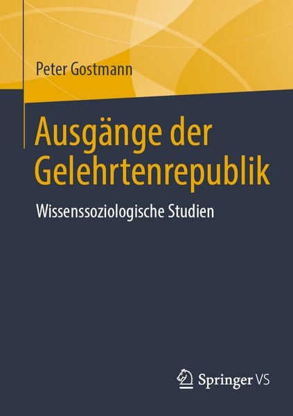 Produktbild: Ausg&auml;nge der Gelehrtenrepublik
