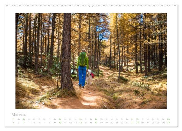 Produktbild: saas fee (hochwertiger Premium Wandkalender 2026 DIN A2 quer), Kunstdruck in Hochglanz
