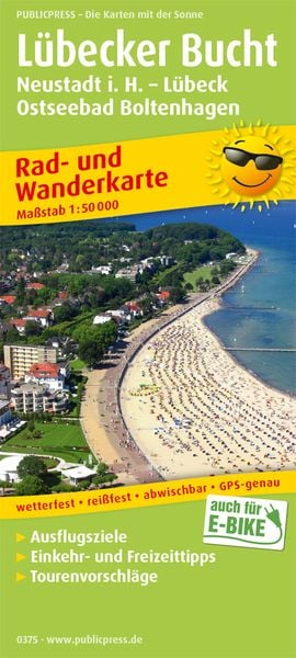 Produktbild: Lübecker Bucht, Neustadt i. Holstein - Lübeck, Ostseebad Boltenhagen 1:50 000