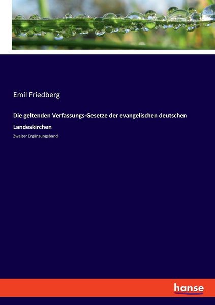 Produktbild: Die geltenden Verfassungs-Gesetze der evangelischen deutschen Landeskirchen