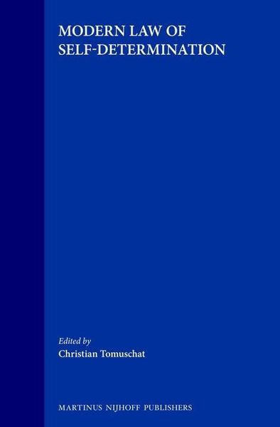 Produktbild: Modern Law of Self-Determination