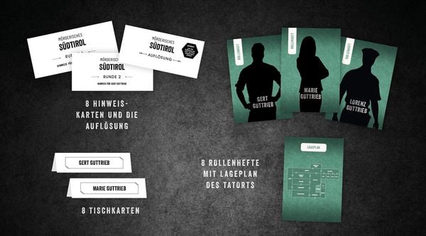 Produktbild: Crime & Dine &ndash; Das Krimi-Dinner-Set: M&ouml;rderisches S&uuml;dtirol