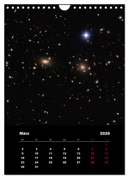 Produktbild: Das Universum (Wandkalender 2026 DIN A4 hoch), CALVENDO Monatskalender