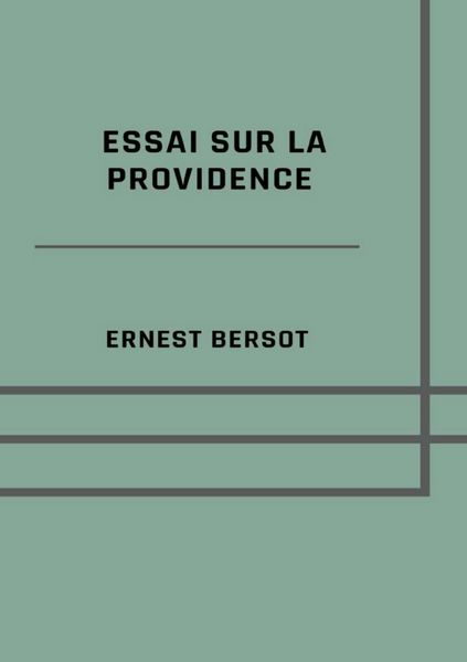 Produktbild: Essai sur la Providence