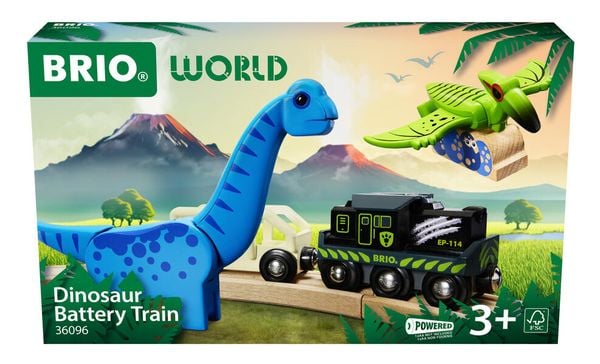 BRIO 63609600 - Dinosaurier Batteriezug