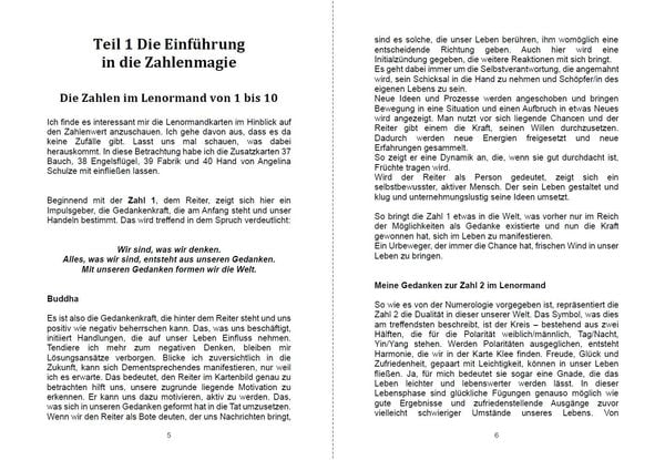 Produktbild: Zahlenmagie und Liebeszauber mit den Lenormandkarten