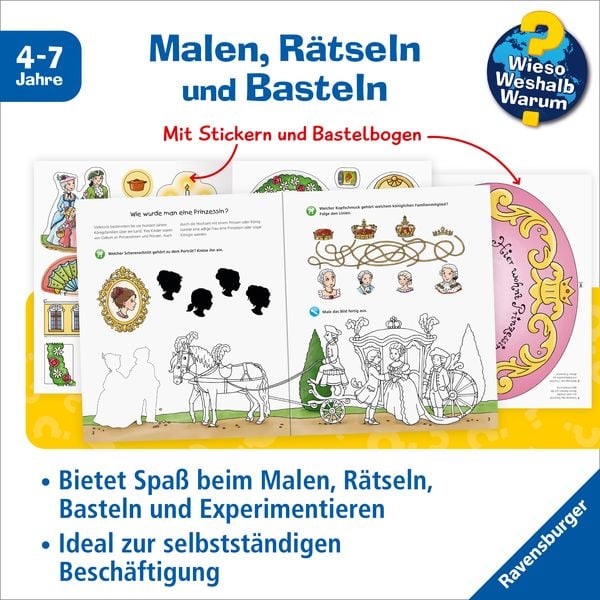 Produktbild: Wieso? Weshalb? Warum? aktiv-Heft - Prinzessinnen