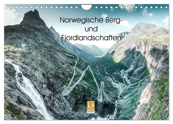 Produktbild: Norwegische Berg- und Fjordlandschaften (Wandkalender 2026 DIN A4 quer), CALVENDO Monatskalender