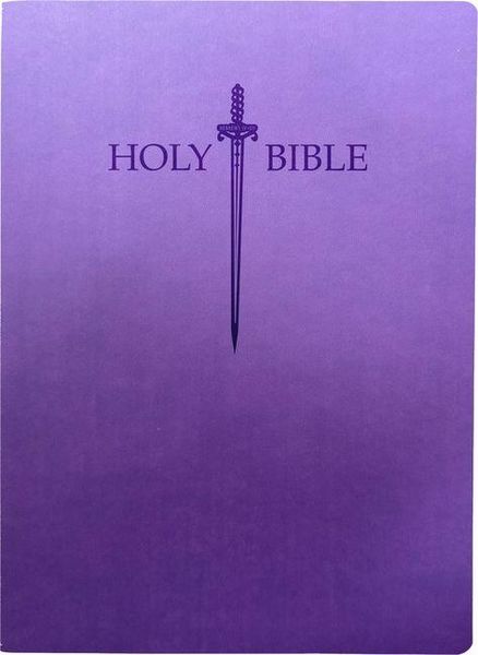 Produktbild: Kjver Sword Holy Bible, Large Print, Royal Purple Ultrasoft, Thumb Index