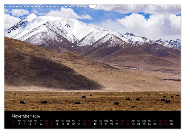 Produktbild: Tibet Land of Legends (Wall Calendar 2026 DIN A3 landscape), CALVENDO 12 Month Wall Calendar