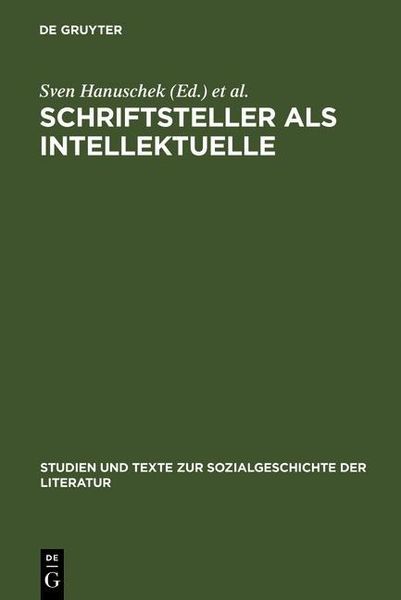 Produktbild: Schriftsteller als Intellektuelle