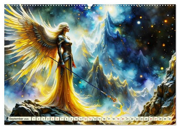 Produktbild: W&auml;chter der Berge (hochwertiger Premium Wandkalender 2026 DIN A2 quer), Kunstdruck in Hochglanz
